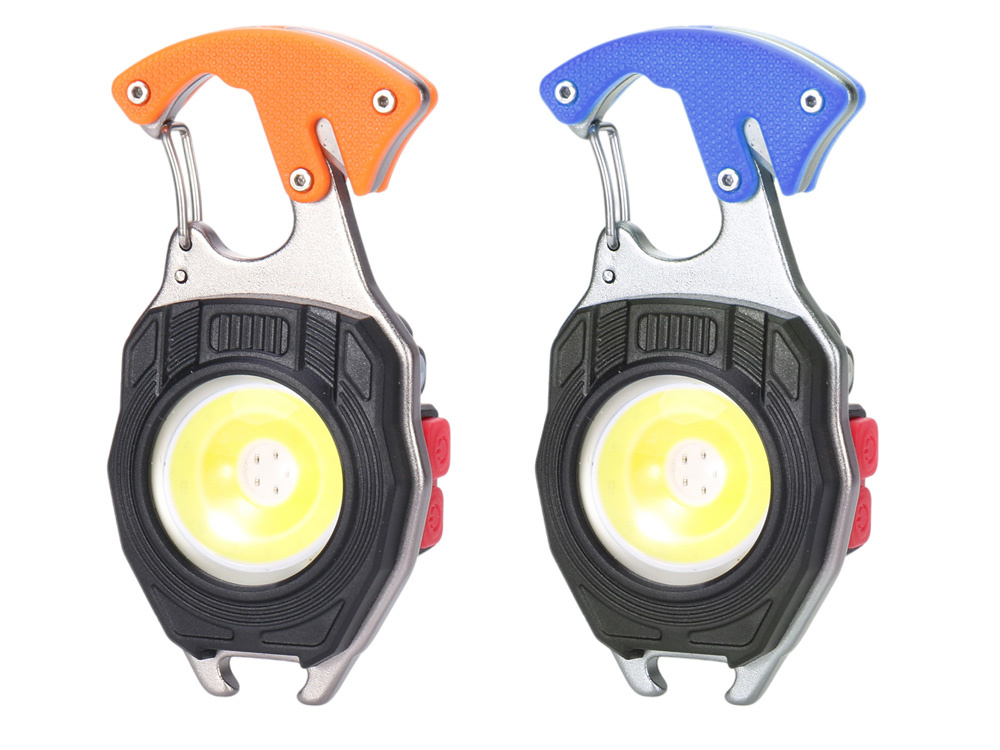 Led žibintuvėlis 8-in-1 su cob šviesa