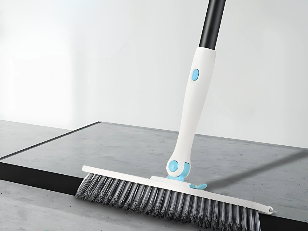 Grindų valymo šepetys su vandens nuėmėju 2in1, 130 cm