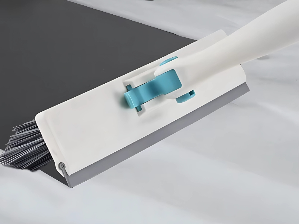 Grindų valymo šepetys su vandens nuėmėju 2in1, 130 cm