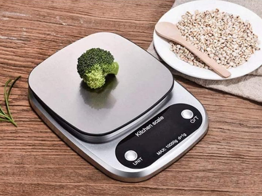 Virtuvinės svarstyklės lcd, iki 10 kg, 1 g tikslumas 3