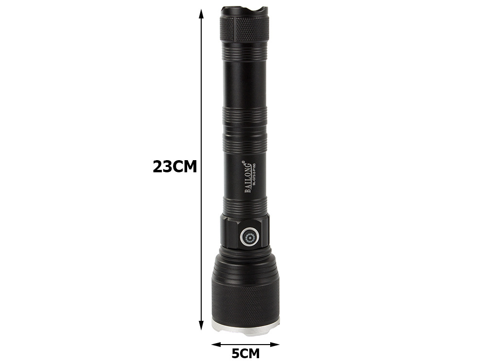 Bailong žibintuvėlis cree xhp160, ipx5