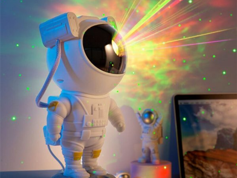 Žvaigždžių projektorius su astronautu, 23cm