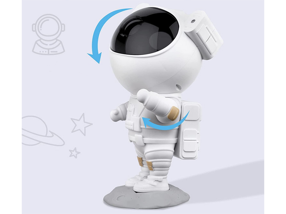 Žvaigždžių projektorius su astronautu, 23cm
