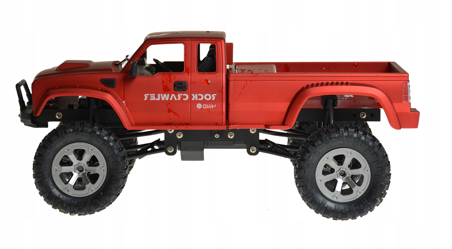 Nuotoliu valdomas visureigis pc pickup 4x4 off-road car crossing