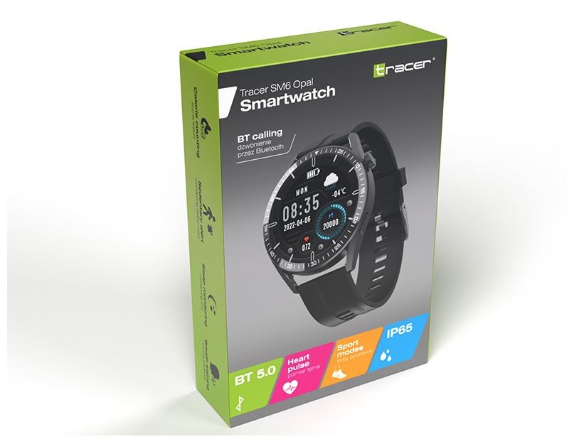 Išmanusis laikrodis Tracer 47133 SM6 Opal Black