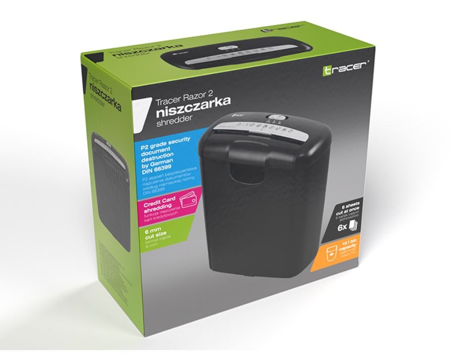 Popieriaus smulkintuvas Tracer Razor 2