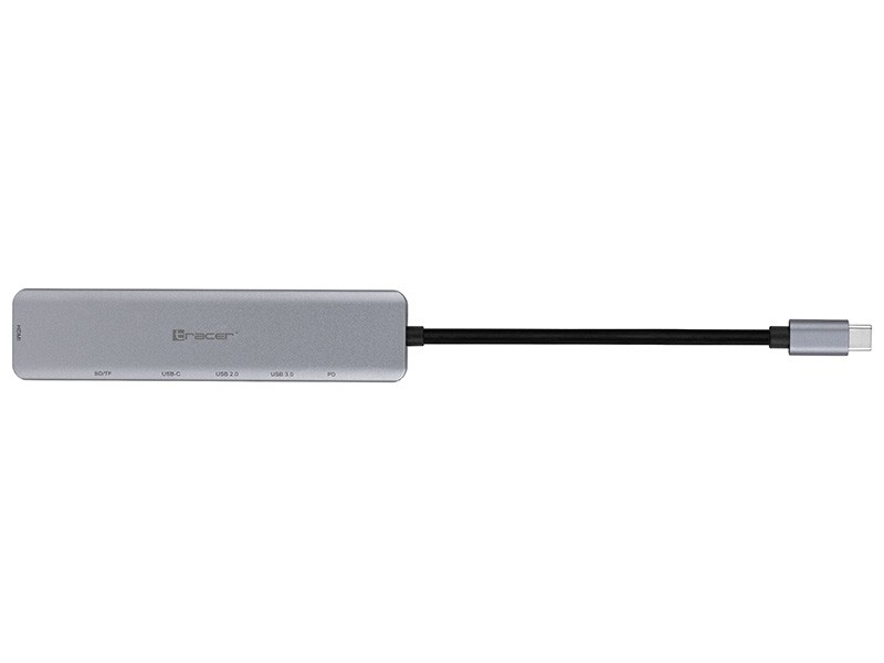 Adapteris Tracer TRAPOD46997, HDMI/USB-C/micro SD/PD