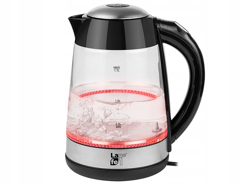 Lafe ceg015 elektrinis virdulys, 1,7 l, 2200 w, skaidrus