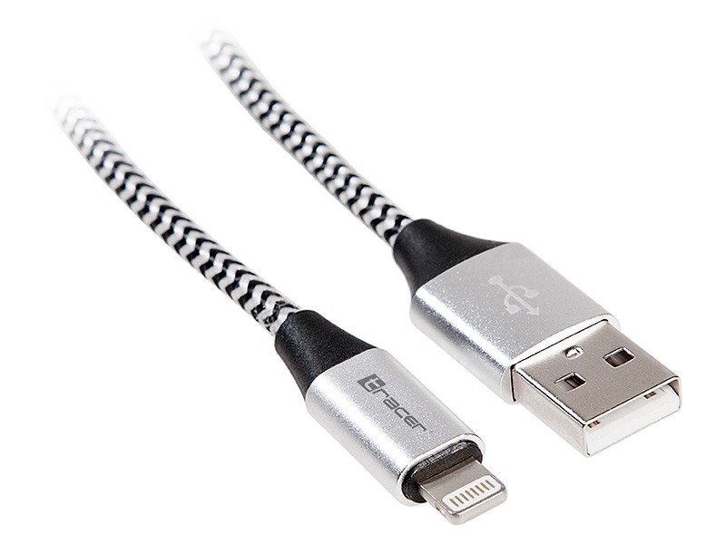 Maitinimo laidas Tracer Trakbk46268, Lighthing USB 2.0 A male, 1 m