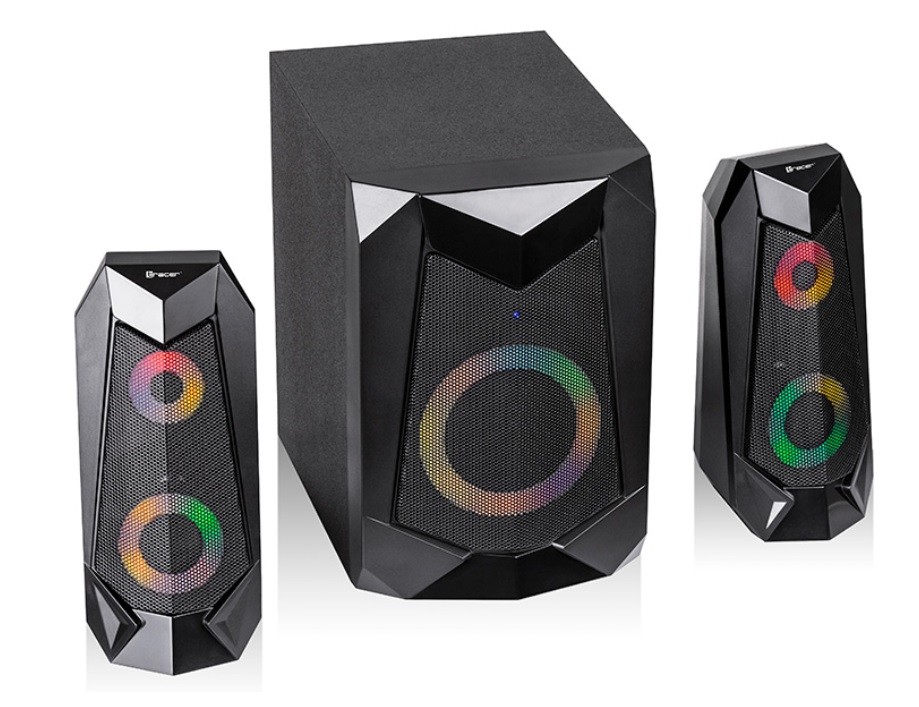 Garsiakalbis Tracer Hi-Cube RGB Flow 46497, juoda