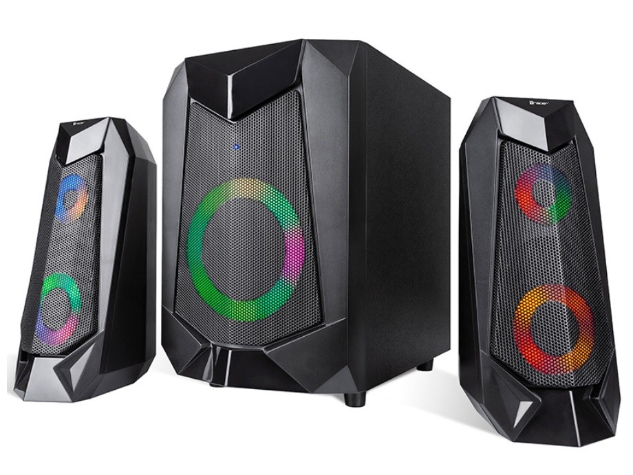 Garsiakalbis Tracer Hi-Cube RGB Flow 46497, juoda