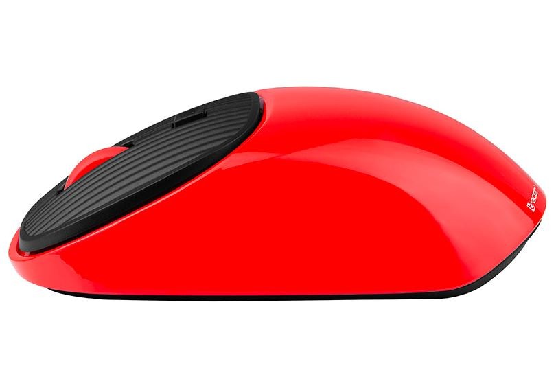 Belaidė pelė tracer wave rf, raudona