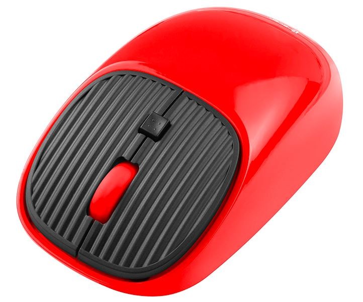 Belaidė pelė tracer wave rf, raudona