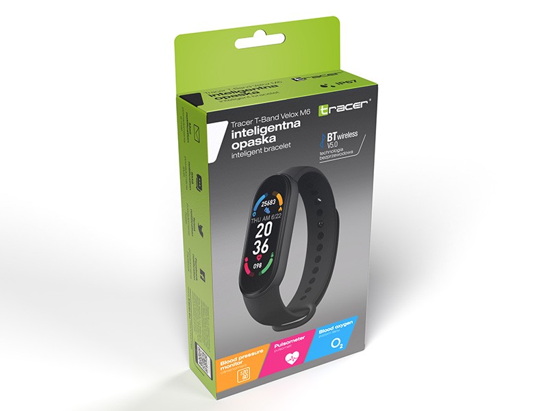 Išmanusis laikrodis Tracer T-Band Velox M6 Black