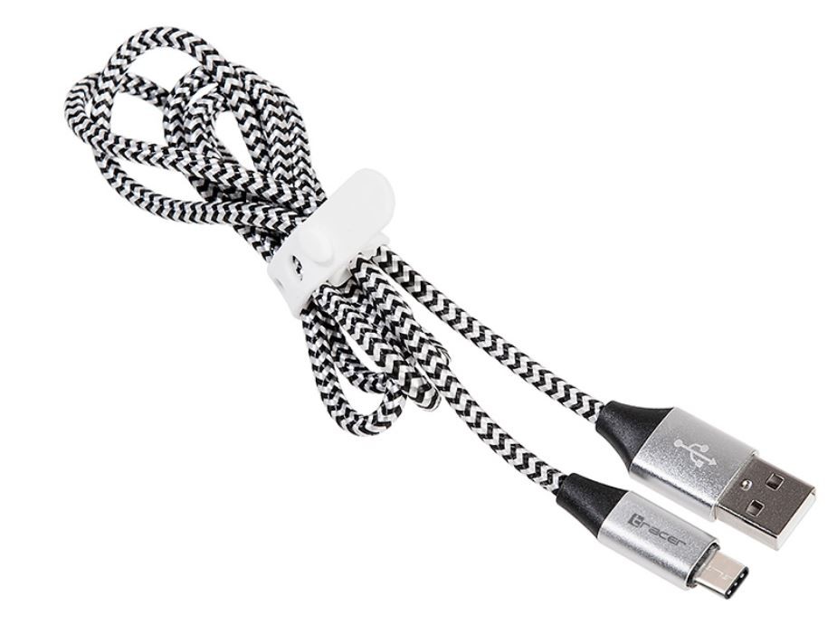 Audio laidas kabelis tracer trakbk46265, usb 2.0 - type-c, 1m