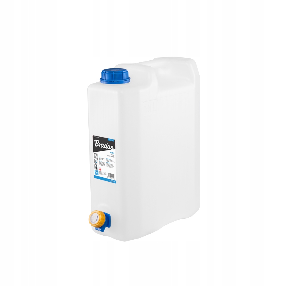 Kanistras vandeniui Bradas, 10 L, su kraneliu