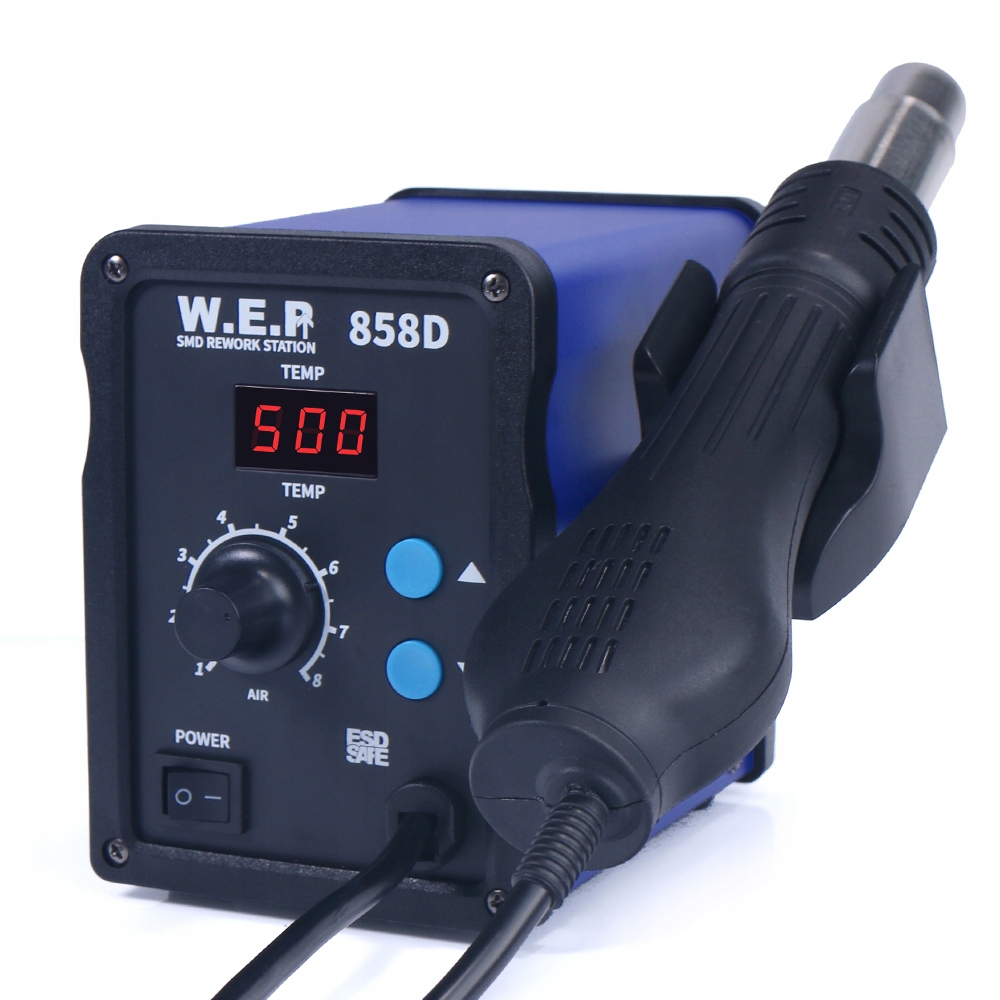 Karšto oro litavimo stotelė WEP 858D 700W
