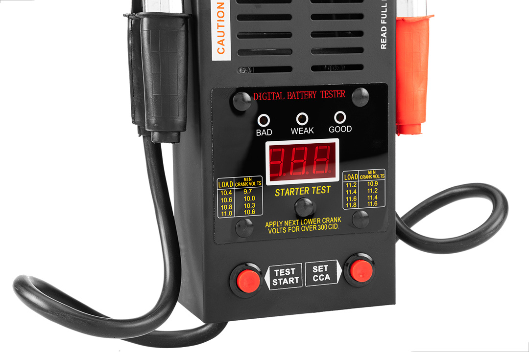 Skaitmeninis akumuliatoriaus testeris neo tools