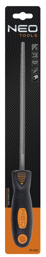 Apvali dildė, 200 mm, k2