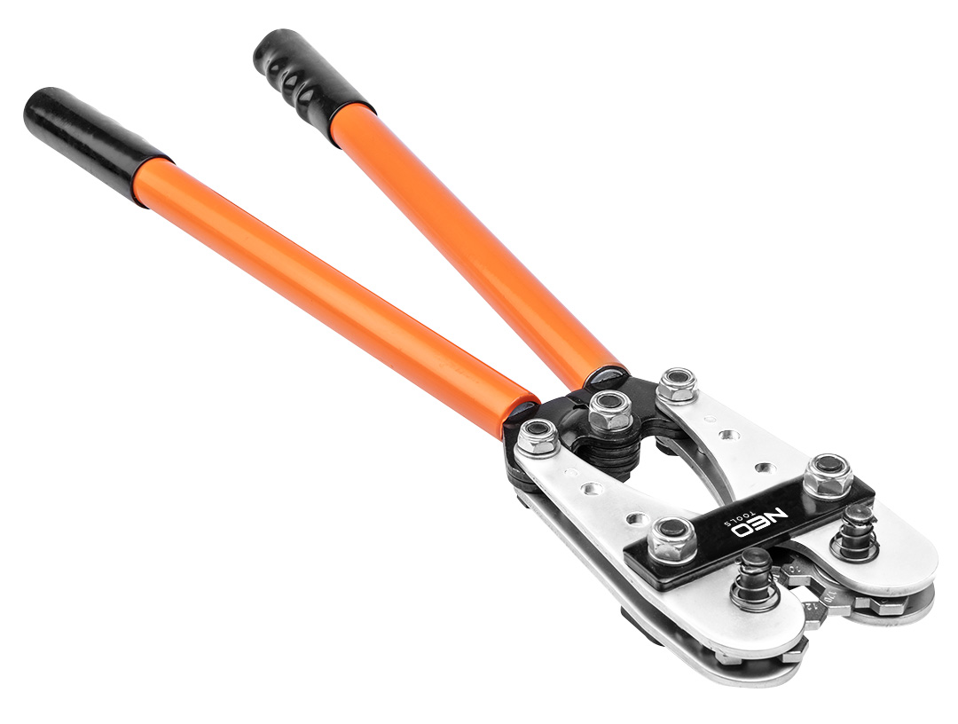 Gnybtų prispaudimo replės 10-120 mm² (8-4/0 awg), 610 mm