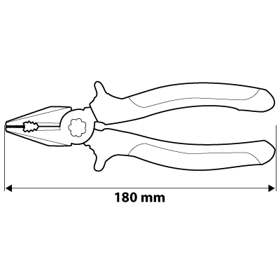 Universalios replės neo tools 01-011, 180 mm