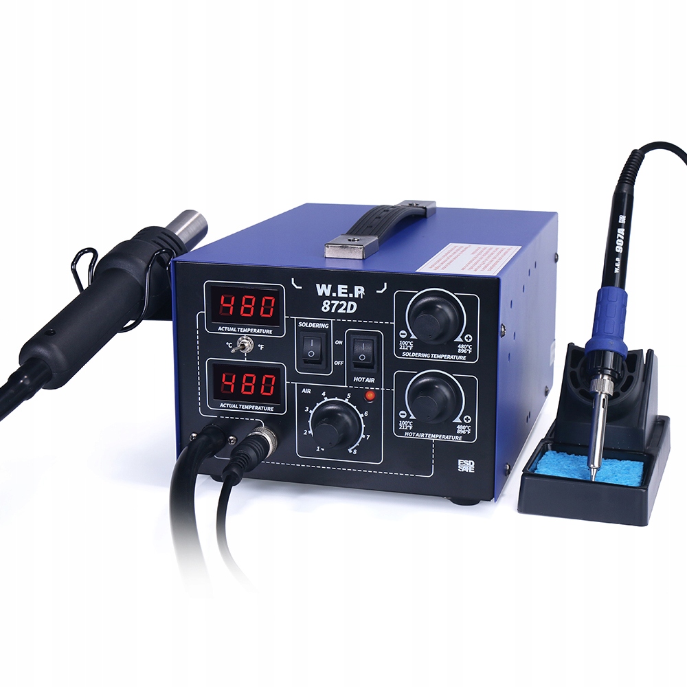 Litavimo stotelė 2in1 Wep 872D+