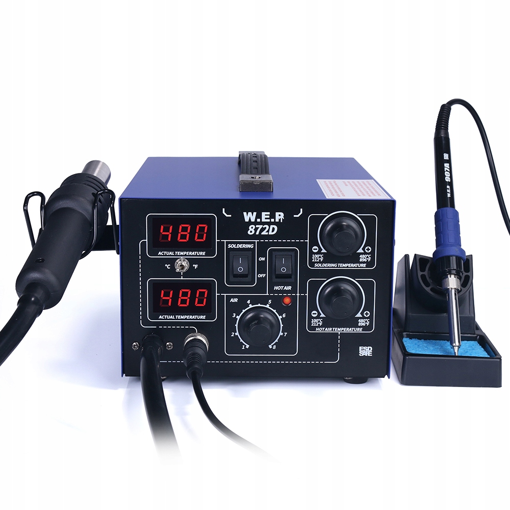 Litavimo stotelė 2in1 Wep 872D+