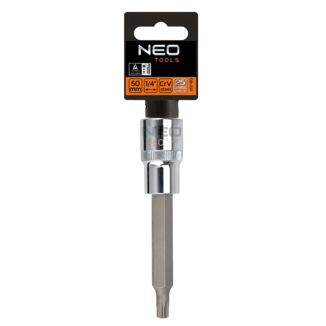Prailginta sukimo galvutė neo torx 1/2
