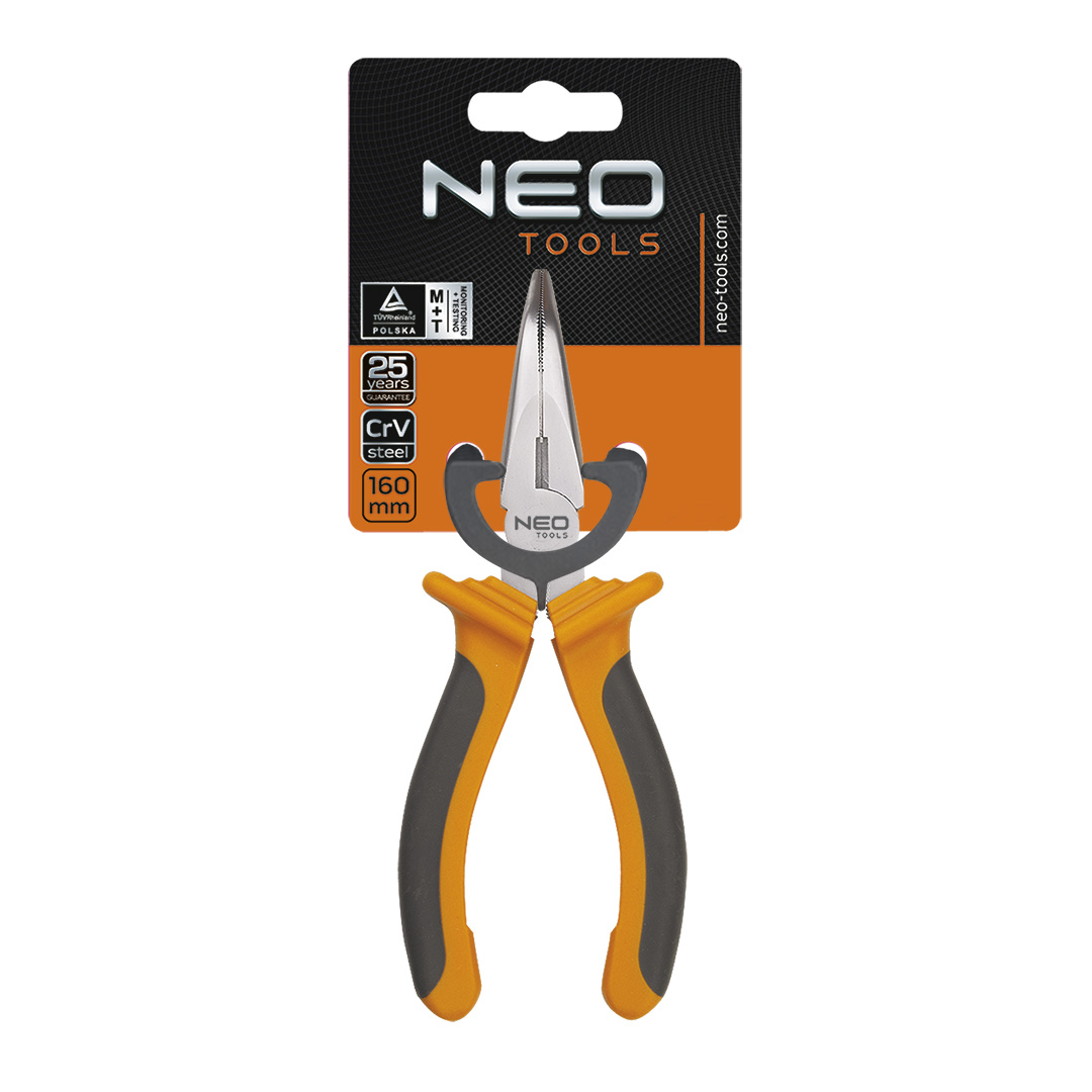 Replės pailgintos, lenktos 160mm. neo tools