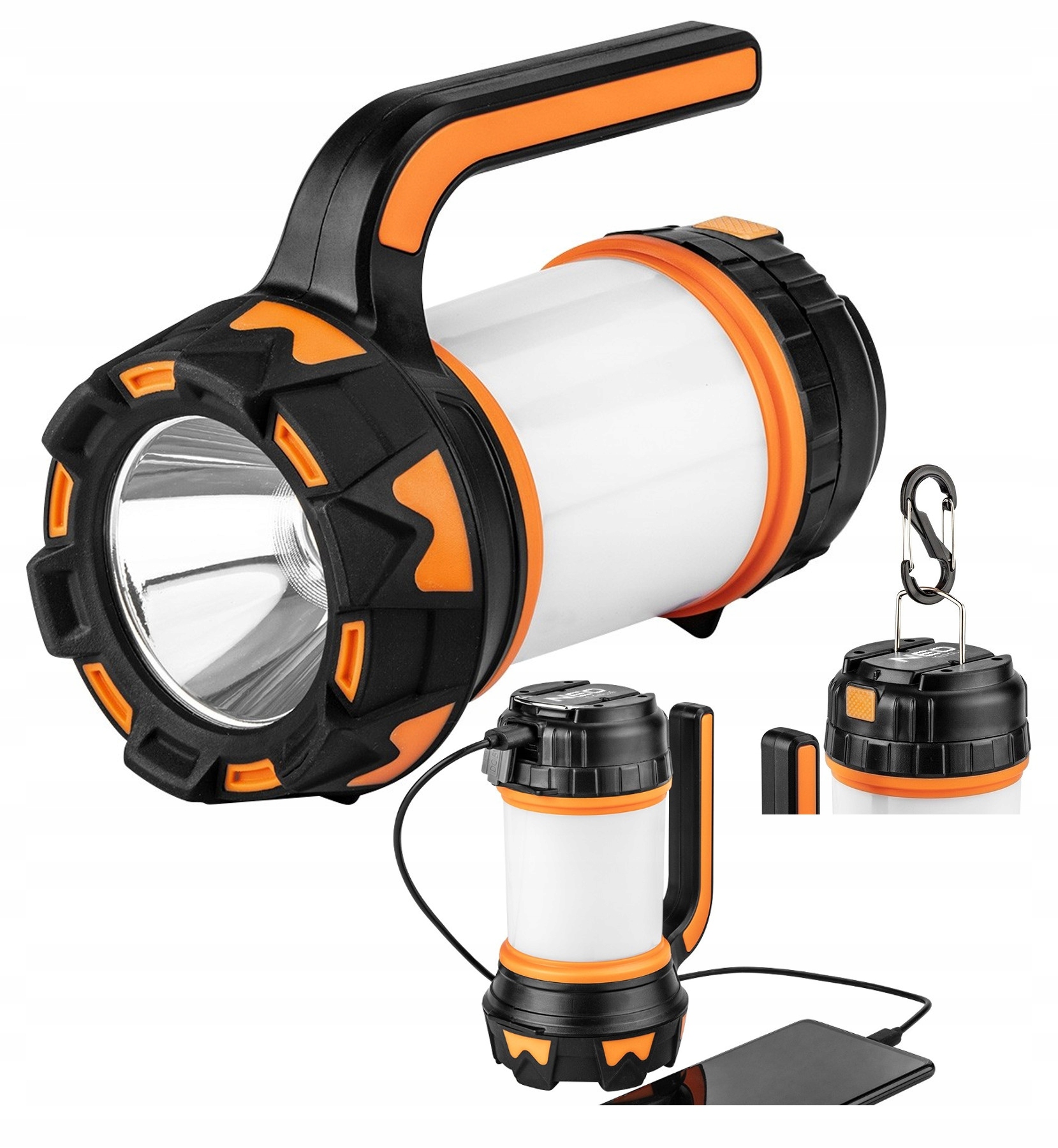 Akumuliatorinė LED stovyklavimo lempa NEO 99-031