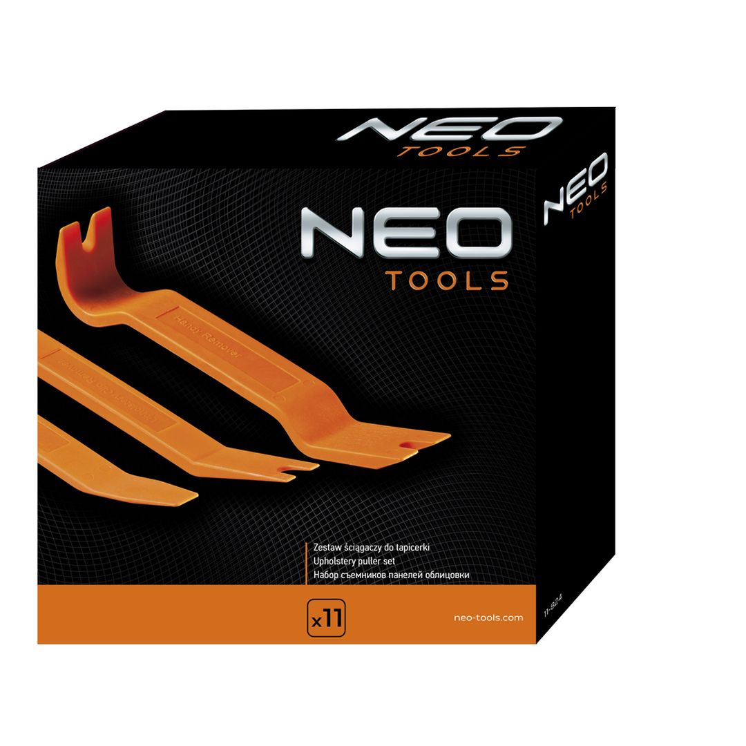Apdailos ardymo įrankių rinkinys Neo 11-824, 11 vnt.