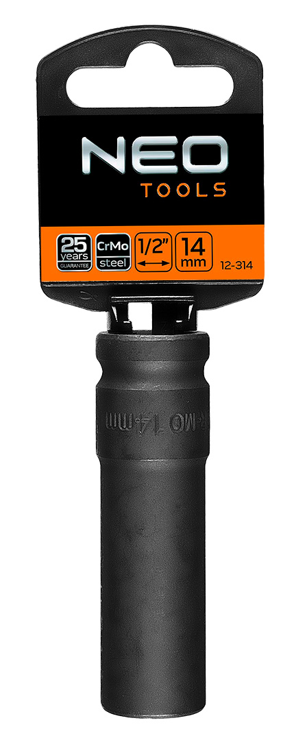 Gręžimo galvutė 1/2, 14 mm, cr-mo, ilgas
