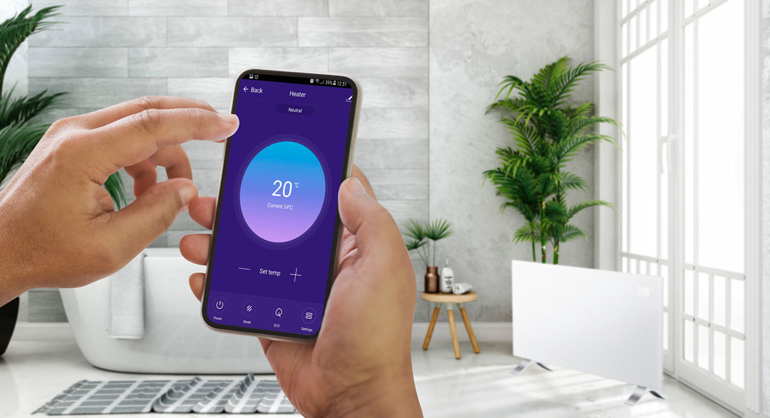 Elektrinis konvektorinis šildytuvas NEO TOOLS WIFI 90-094, 1500W