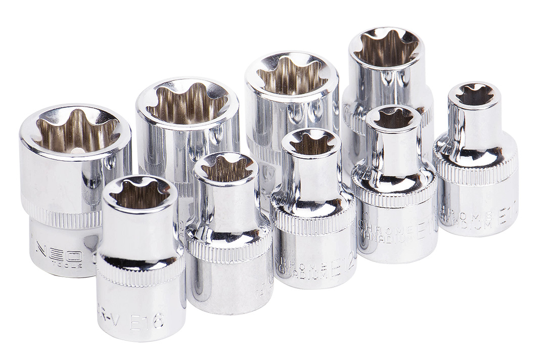 Antgalių rinkinys Neo Torx 1/2