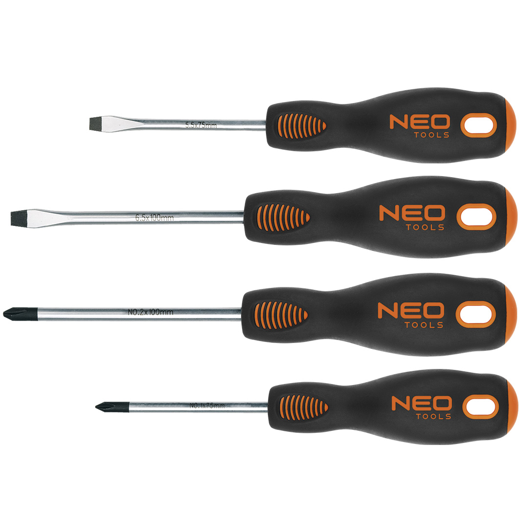 Atsuktuvai 4 vnt. Neo (04-204)