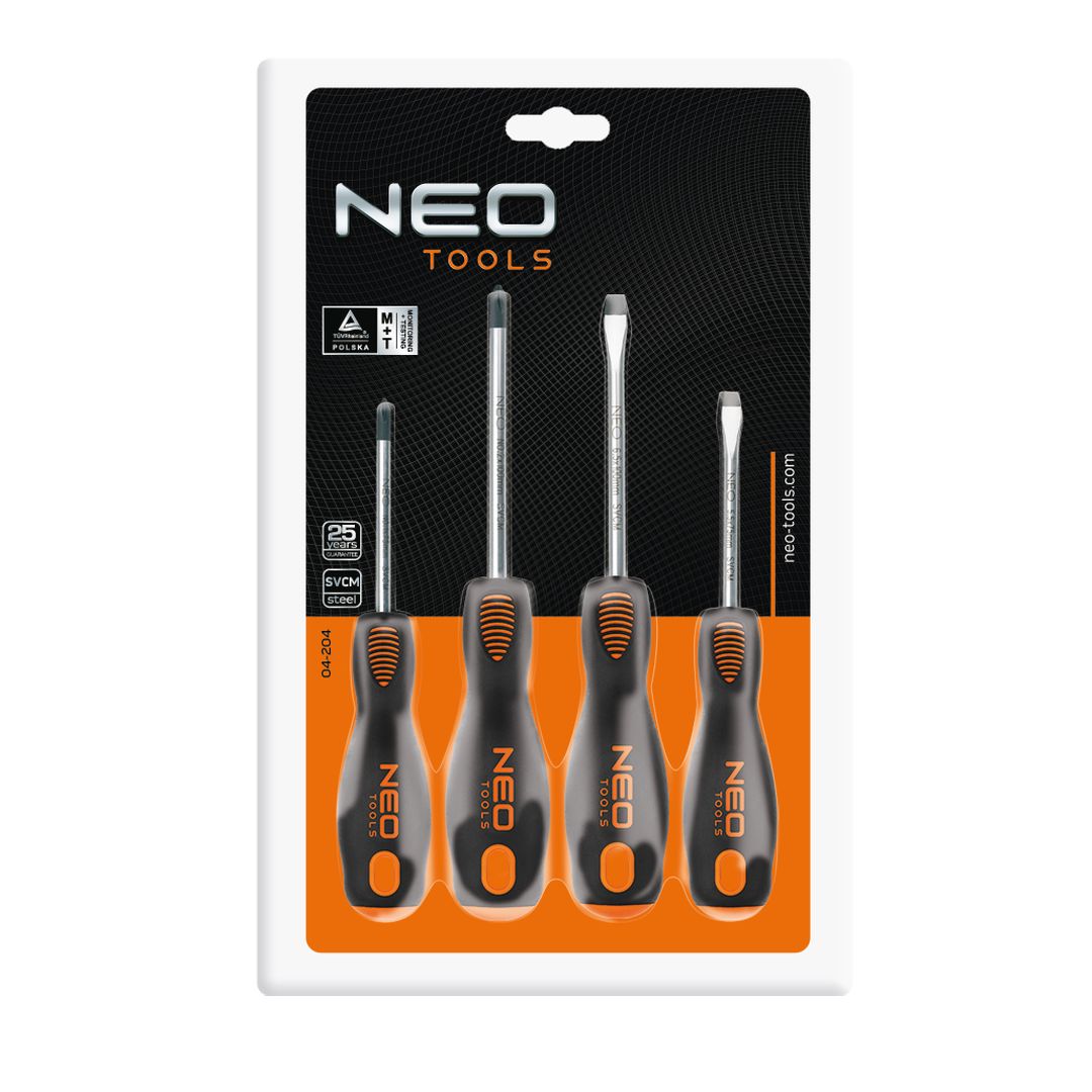 Atsuktuvai 4 vnt. Neo (04-204)