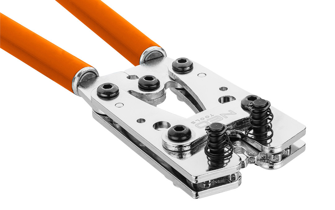 Antgalių užspaudimo replės 6-50 mm² (10-1 awg), 390 mm