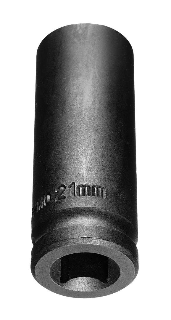 Ilga smūginė galvutė 1/2, 21 mm, cr-mo