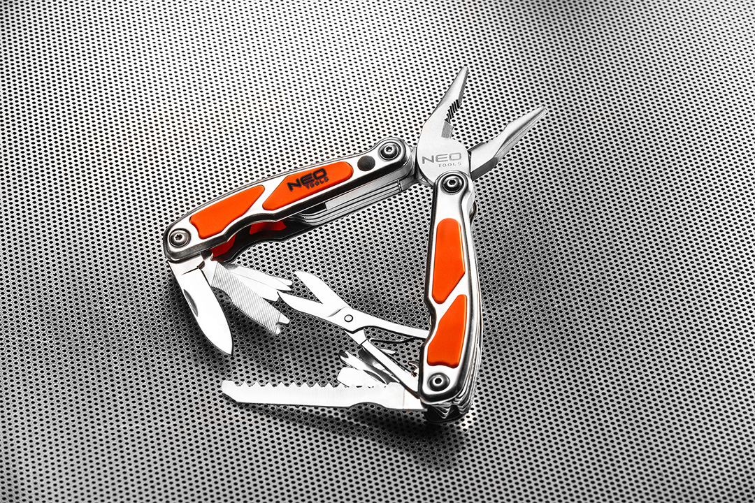 Neo tools daugiafunkciniai įrankiai, nerezová ocel, 20 mm, 9 mm, nailoninis dėklas