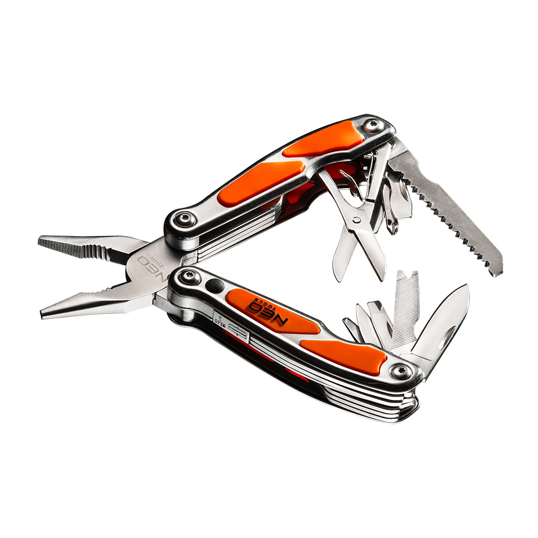 Neo tools daugiafunkciniai įrankiai, nerezová ocel, 20 mm, 9 mm, nailoninis dėklas