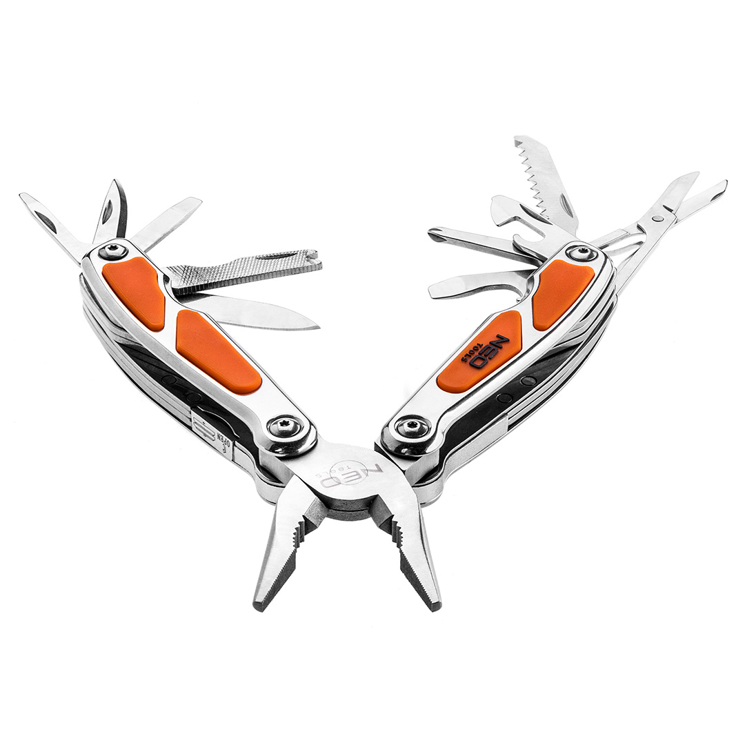 Neo tools daugiafunkciniai įrankiai, nerezová ocel, 20 mm, 9 mm, nailoninis dėklas