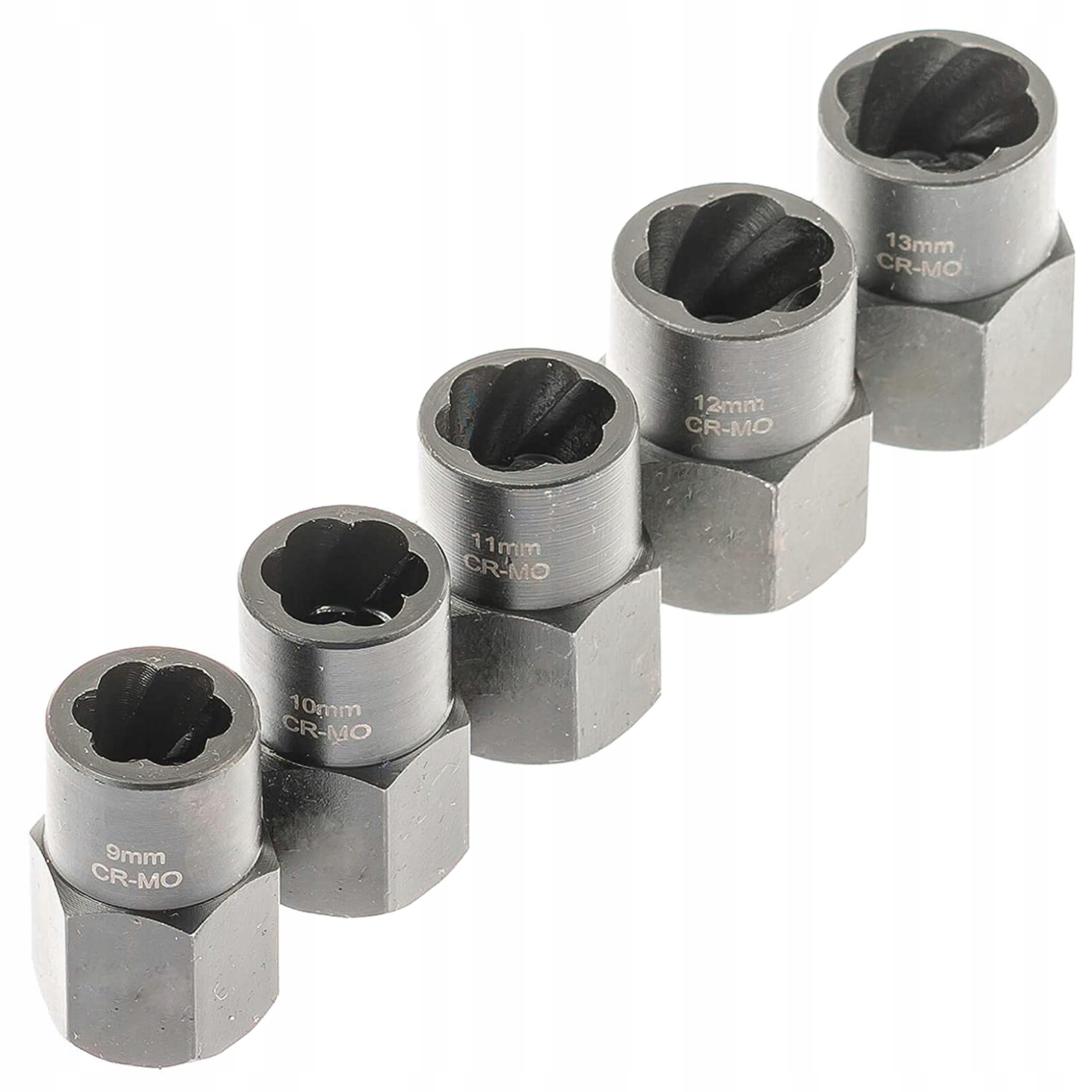 Smūginių galvučių rinkinys 9-19 mm