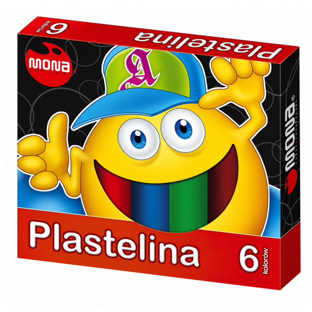 Plastilinas vaško pagrindo, 6 spalvų