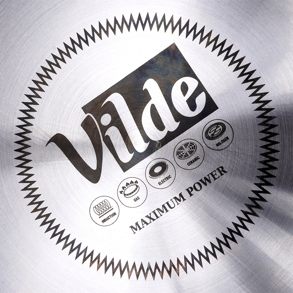 Virdulys su švilpuku Vilde 3 l juodas 3