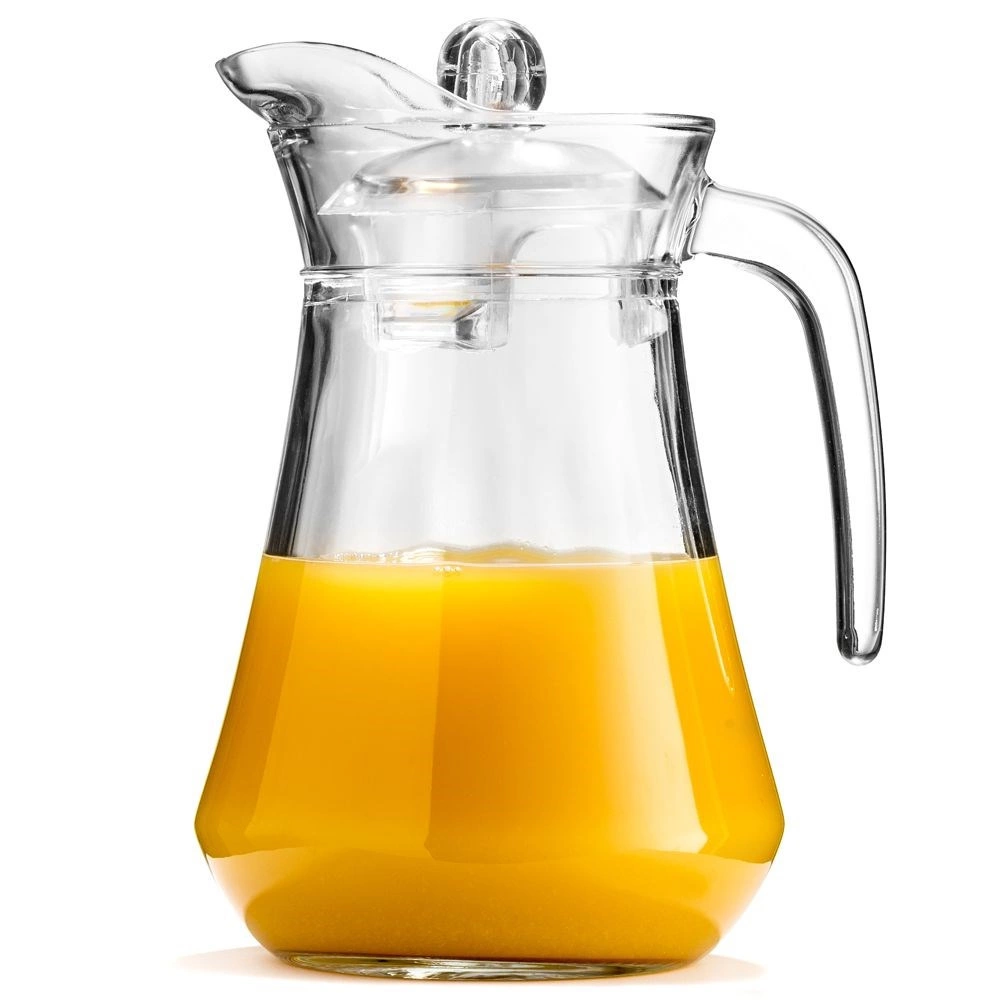 Stiklinis ąsotis vilde su dangčiu 1,4 l