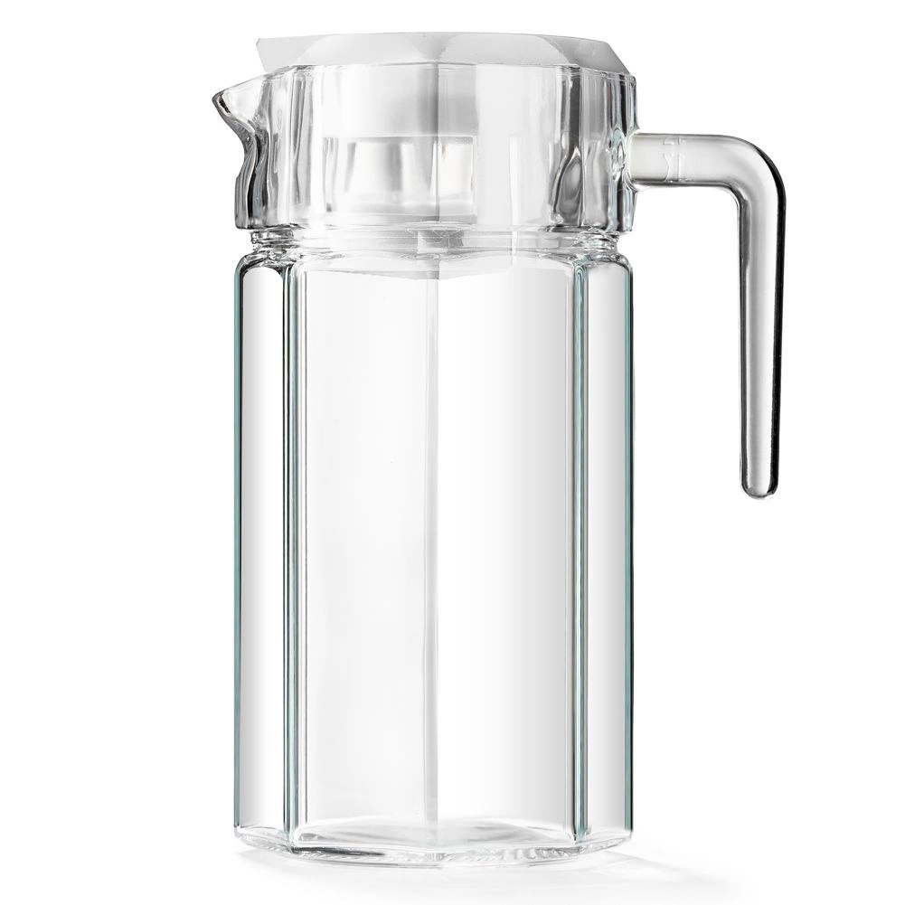 Stiklinis ąsotis vilde su dangteliu 1,5 l