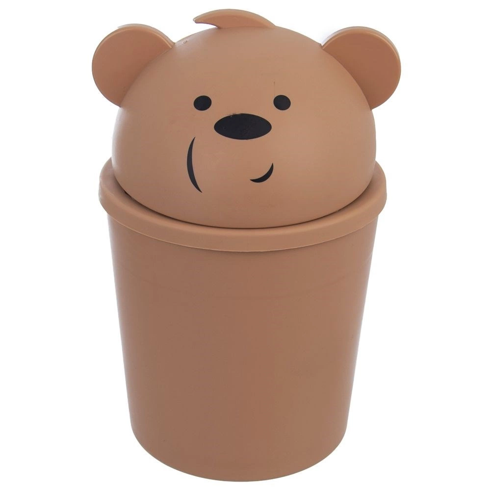 Šiukšliadėžė 1,5 l ruda