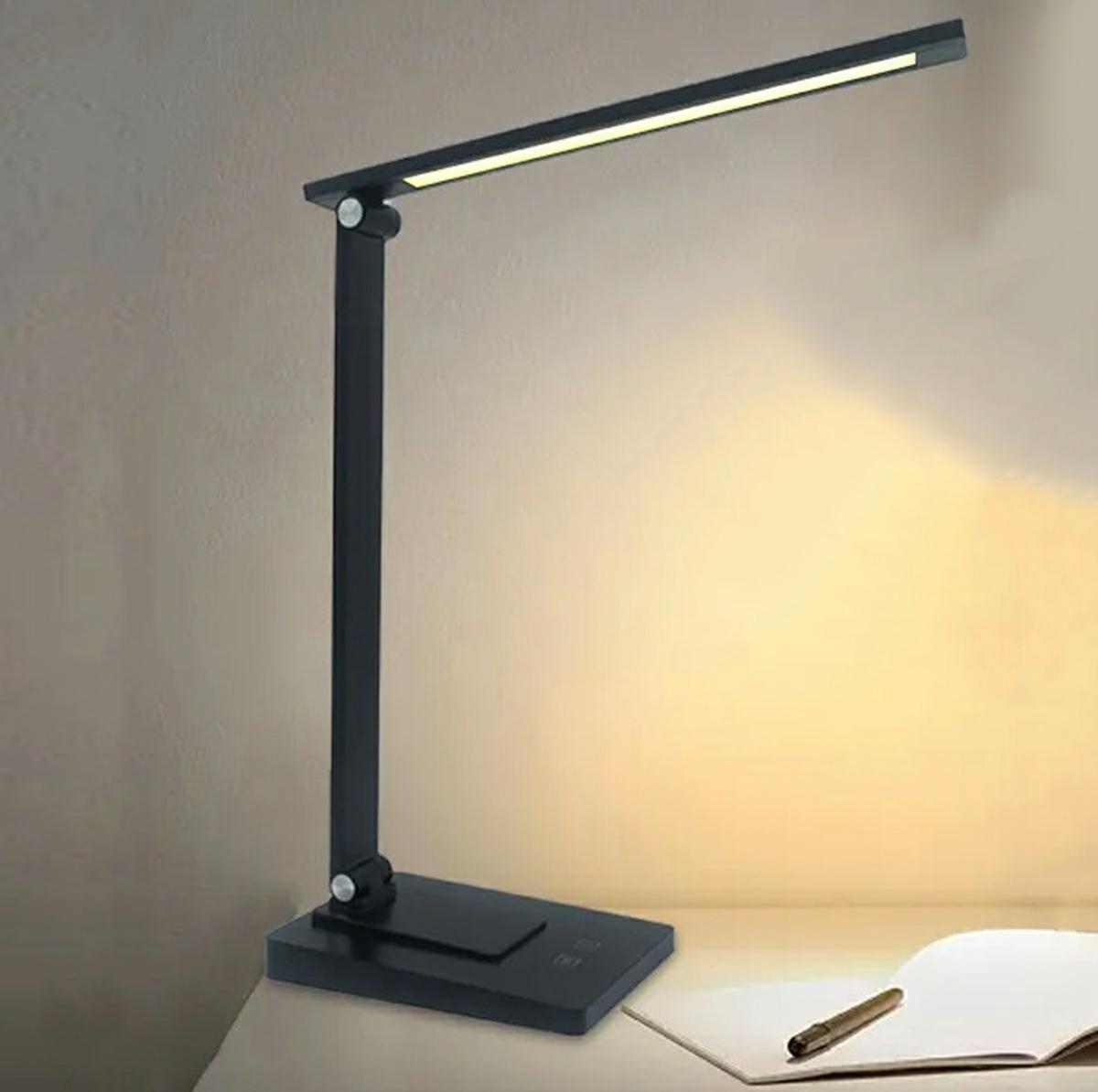 Led stalinė lempa su reguliuojamu šviesos intensyvumu