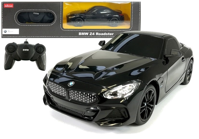 Nuotoliniu būdu valdomas automobilis bmw z4 roadster rastar 1:24, juodas