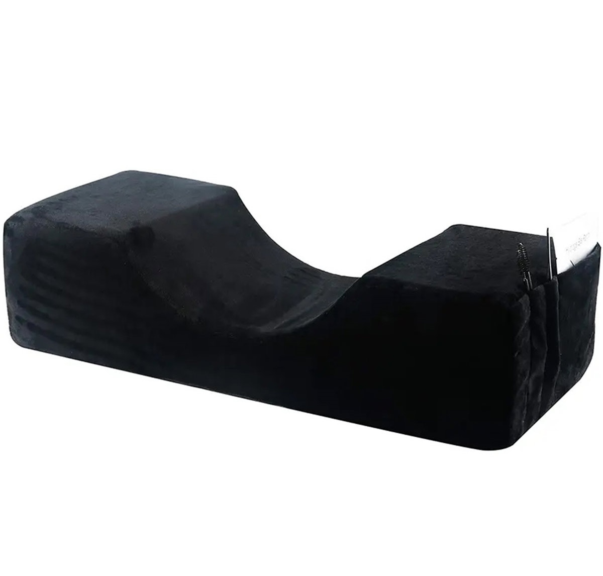 Kosmetinė pagalvė ag968 su atminties puta, 50x20x11 cm, juoda